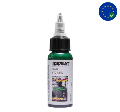 Radiant%20Bari%20Green%20%20AB%20Reach%20Uyumlu%201%20oz%20-%2030%20ml%20Yeşil%20Dövme%20Boyası