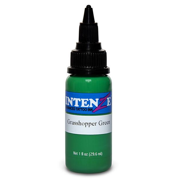 İntenze%20Grasshopper%20Green%201%20oz%20-%2030%20ml%20Yeşil%20Dövme%20Boyası