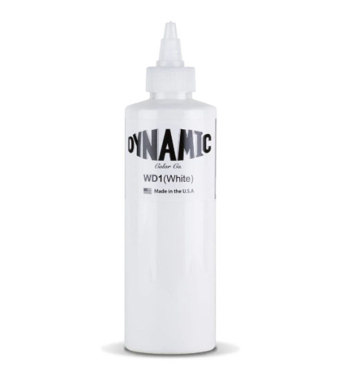 Dynamic White, Beyaz 8 oz -240 ml Dövme Boyası