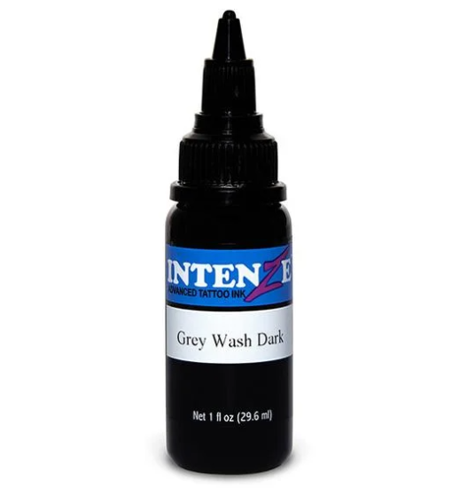 İntenze Grey Wash Dark 1 oz - 30 ml Dövme Boyası