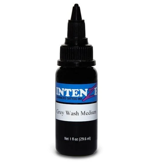 İntenze Grey Wash Medium 1 oz - 30 ml Dövme Boyası