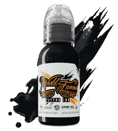 World Famous Pitch Black 1oz 30 ml Dövme Boyası