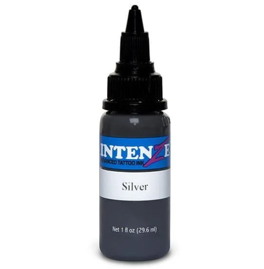 İntenze Silver 1 oz - 30 ml Dövme Boyası