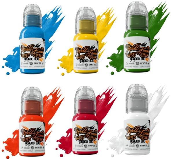 World Famous Simple Color Set 6 x 1 oz 30 ml